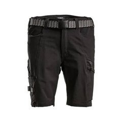 Krótkie spodnie do pracy elastyczne streczowe czarne 4W Kramp