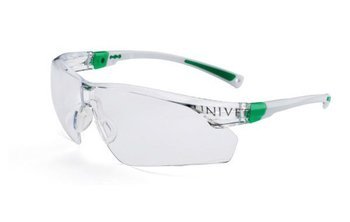 Okulary ochronne włoskie Univet 506U biało-zielone