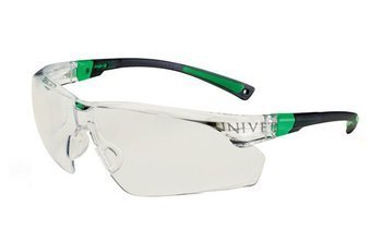 Okulary ochronne włoskie Univet 506U czarno-zielone